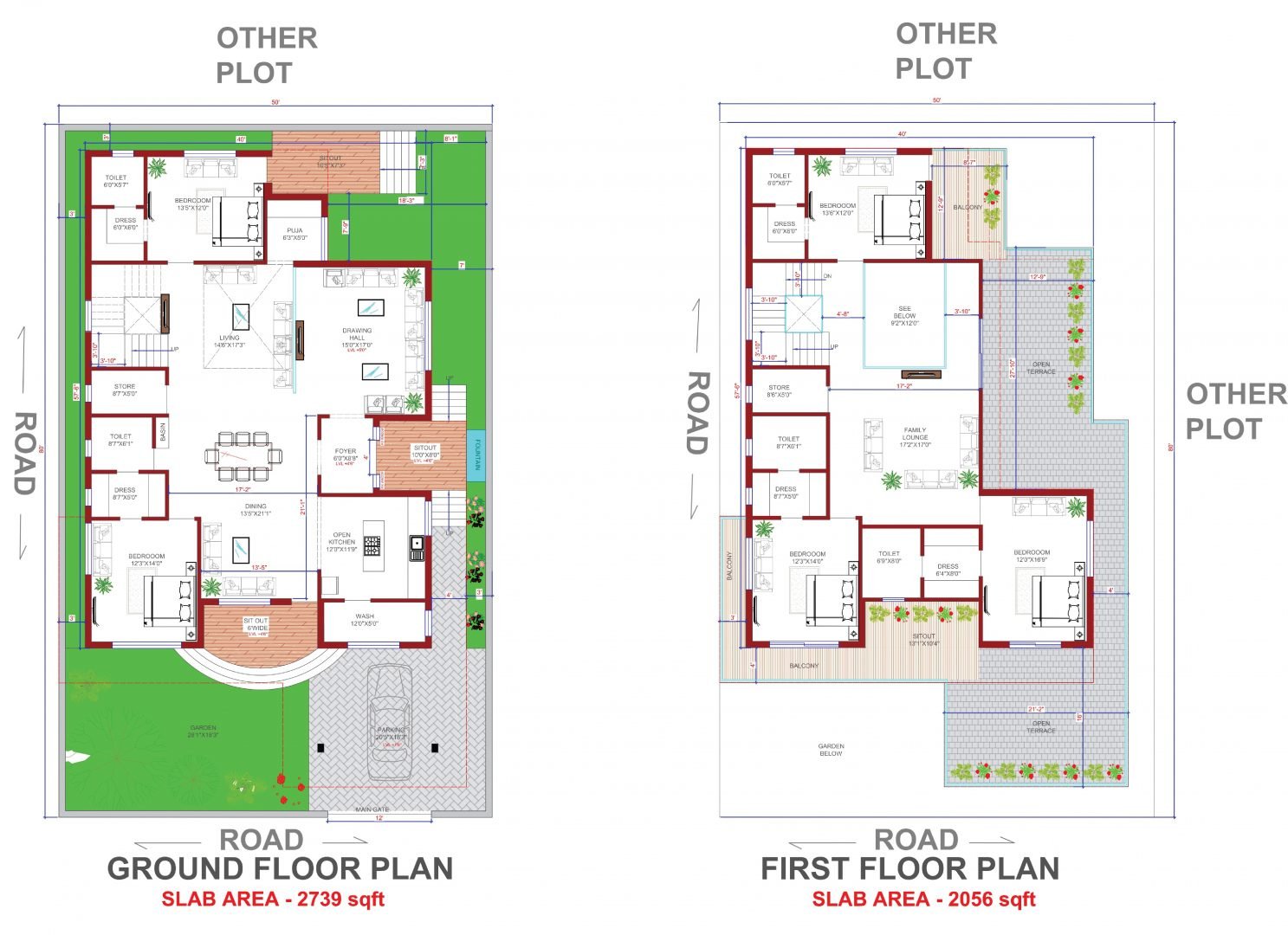 5 bedroom open floor plan 